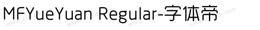 MFYueYuan Regular字体转换